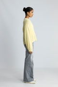 Kae Knit Cardigan - Light Yellow