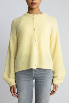 Kae Knit Cardigan - Light Yellow