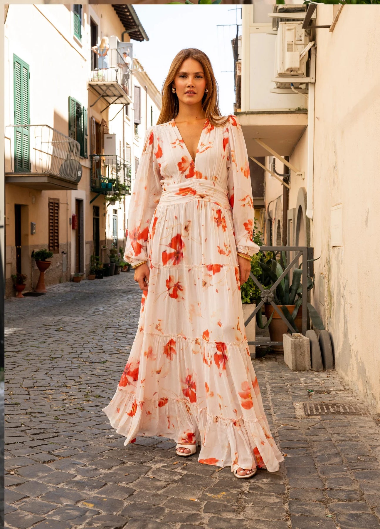Noor Maxi Dress - Rose Bloom