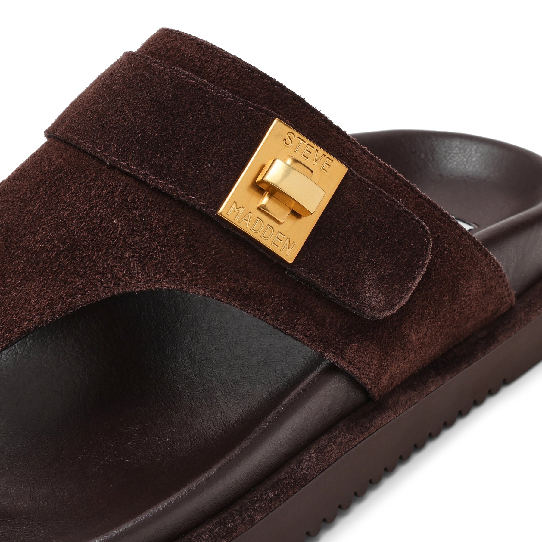 Tuned-In - Chocolate Brown Suede