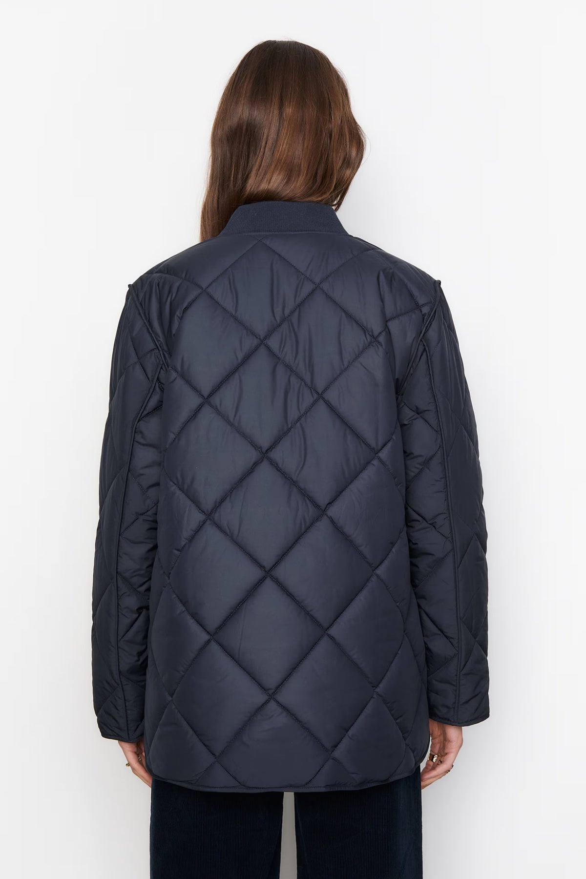 Marion Quilted Jacket - Dark Navy