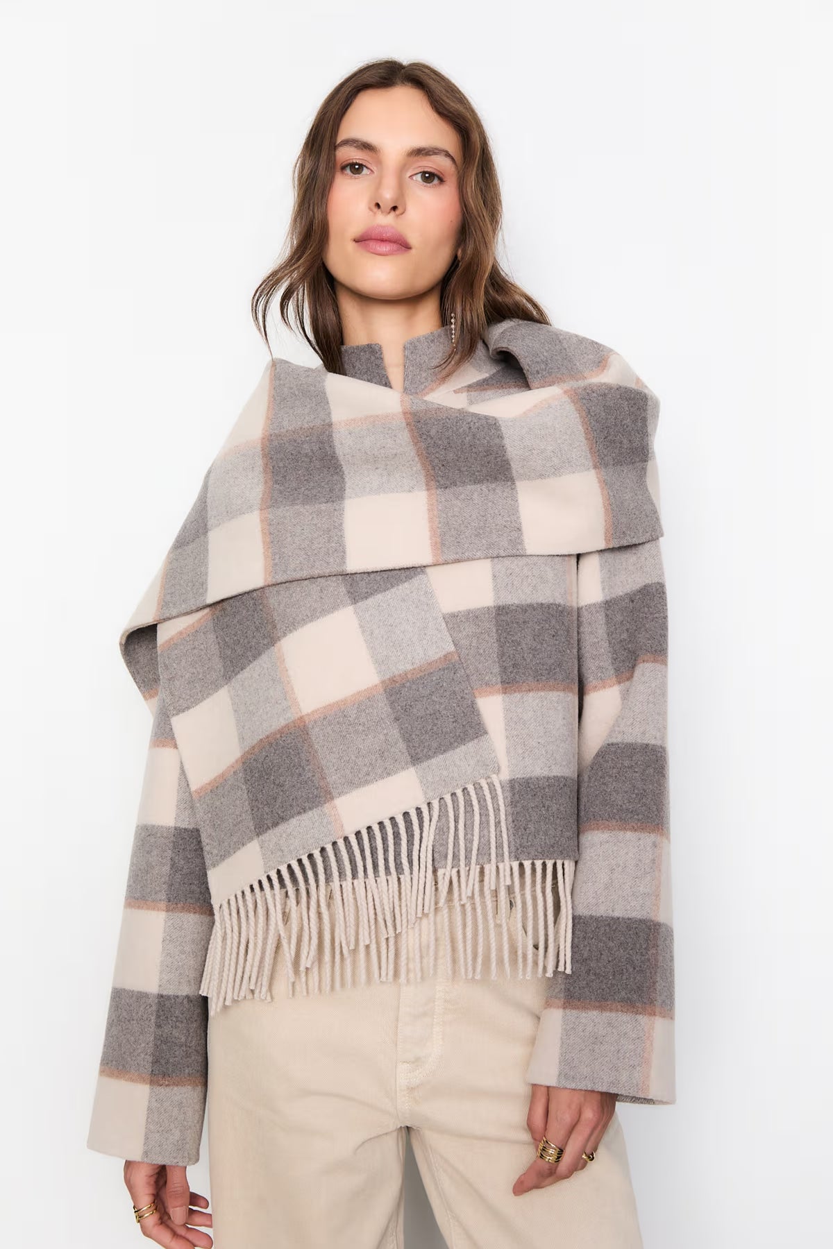 Edith Jacket - Cream Check