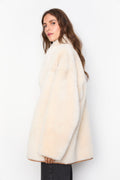 Melli Shearling Jacket - Camel Suede
