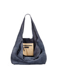 Suede Dalliea Bag - Dark Blue