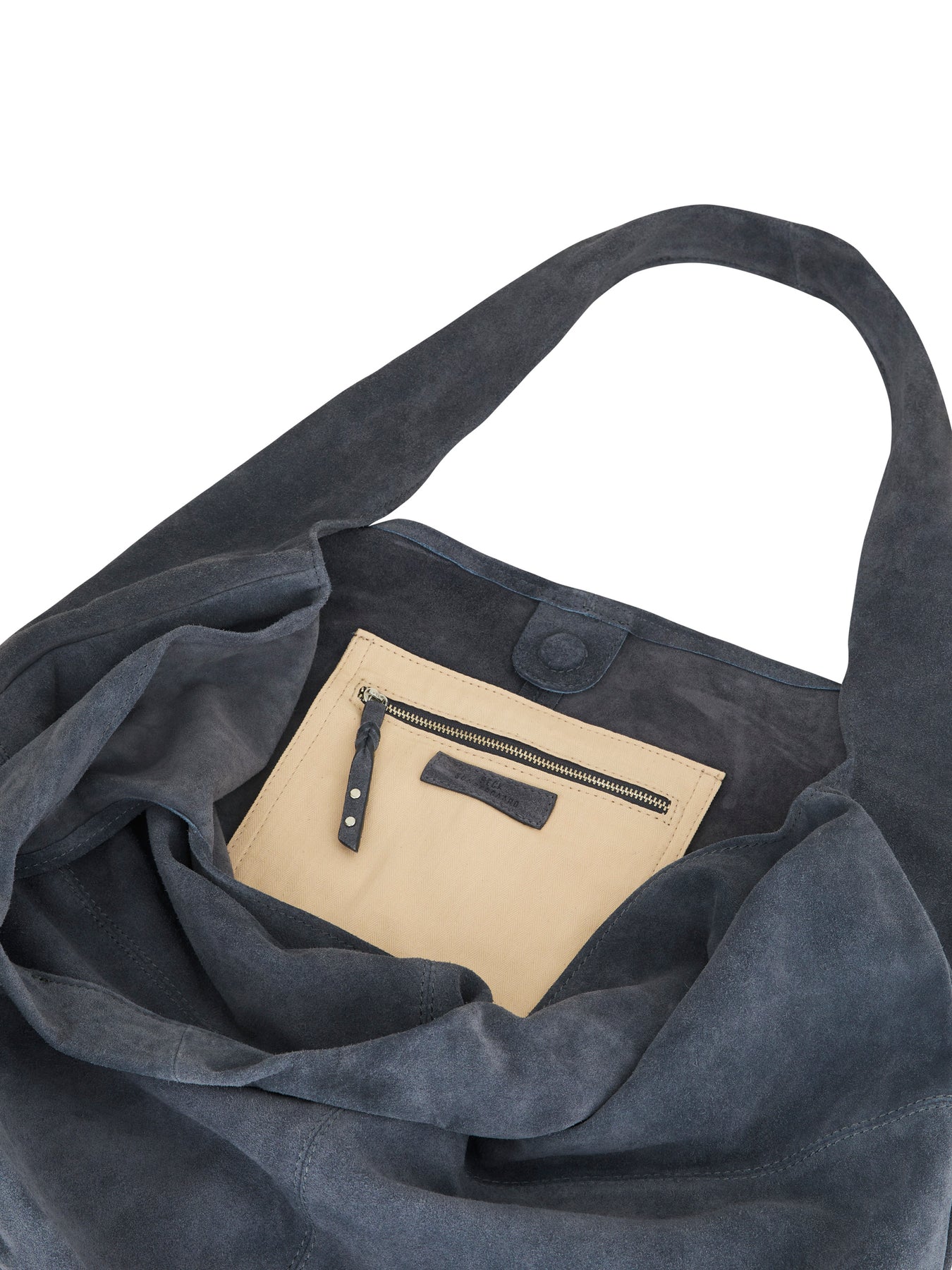 Suede Dalliea Bag - Dark Blue