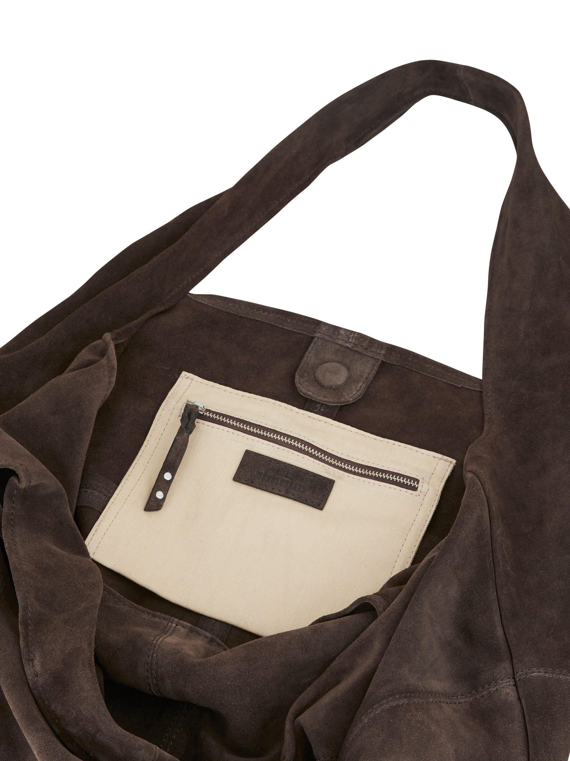 Suede Dalliea Bag Hot Fudge Brown