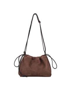 Suede Giana Bag - Hot Fudge Brown
