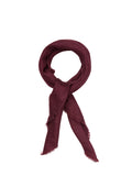 Cashma Small Scarf - Burgundy
