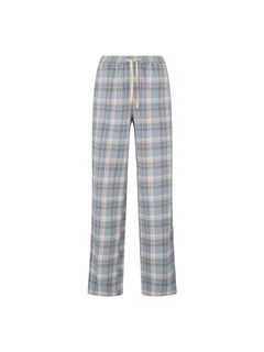 Flannel Pyjamas Set - Dusty Blue