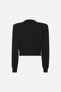 Firm Knit Cardigan - Black