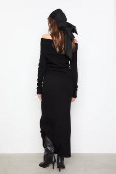Yvonne Off-Shoulder Knit - Black