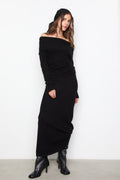 Yvonne Off-Shoulder Knit - Black
