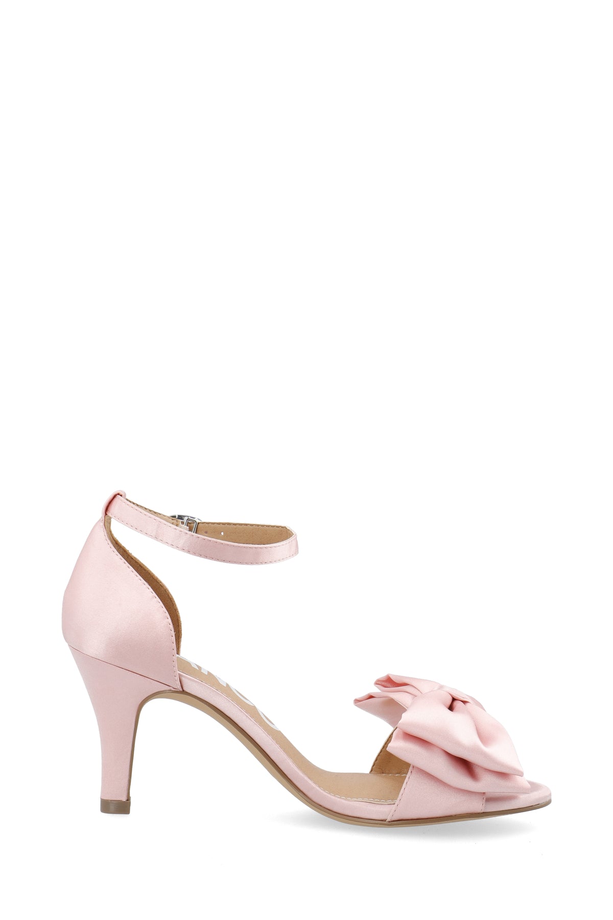 Biaadore Bow Sandal Satin - Dusty Pink