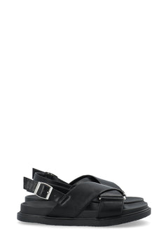Biaoslo Cross Sandal Faux Leather - Black