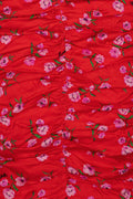 Printed Mini Ruffle Dress - Wildeve Cluster + High
Risk Red Comb