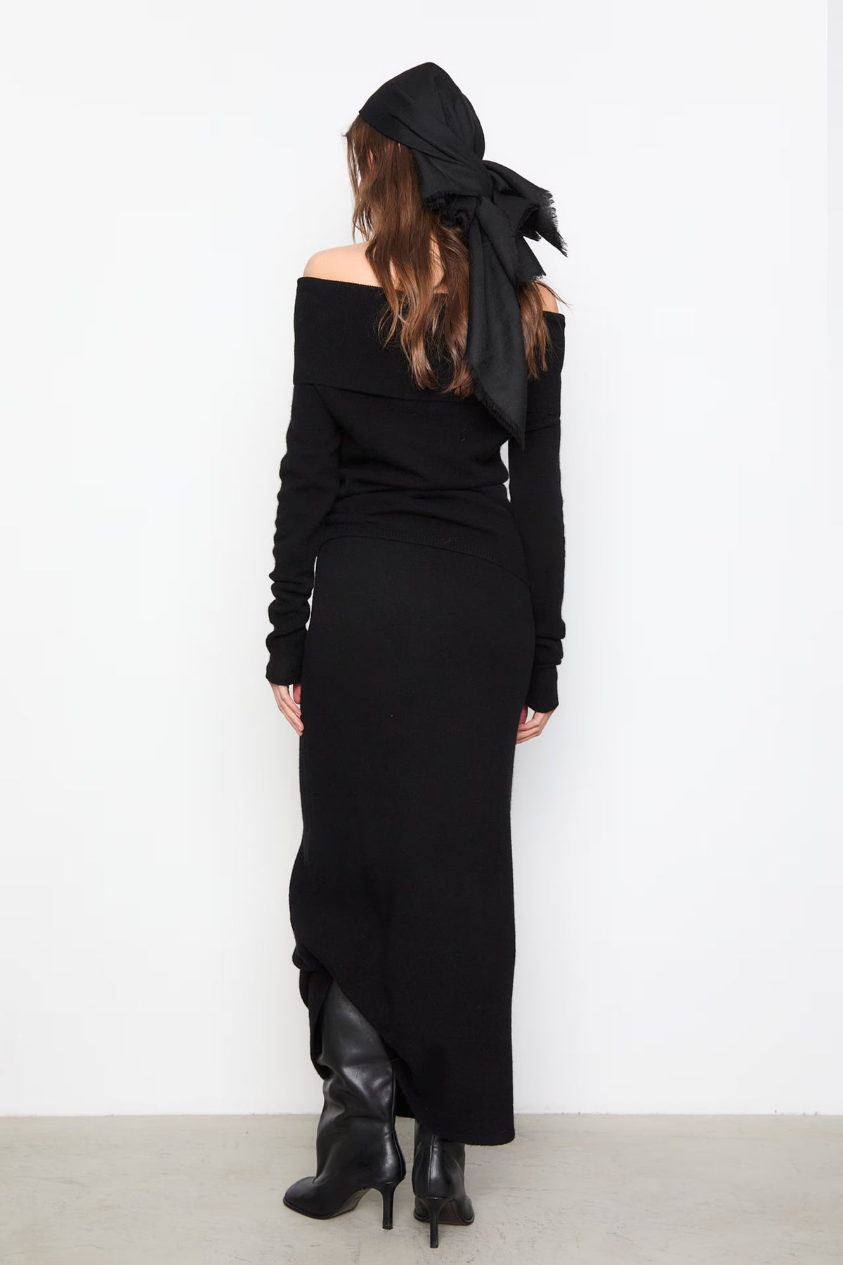 Jana Knit Skirt - Black