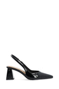 Biamaralyn Slingback Patent - Black