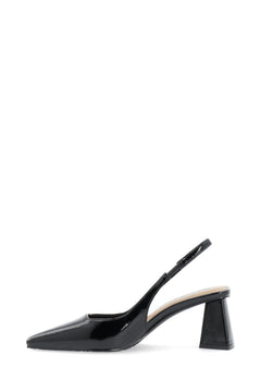 Biamaralyn Slingback Patent - Black