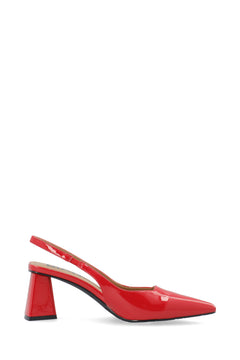 Biamaralyn Slingback Patent - Red