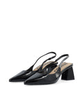 Biamaralyn Slingback Patent - Black