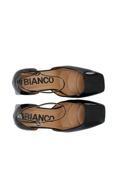 Biajoyce D'Orsay Pump Faux Leather - Black Patent