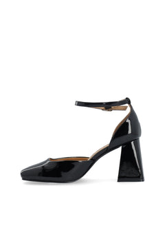 Biajoyce D'Orsay Pump Faux Leather - Black Patent
