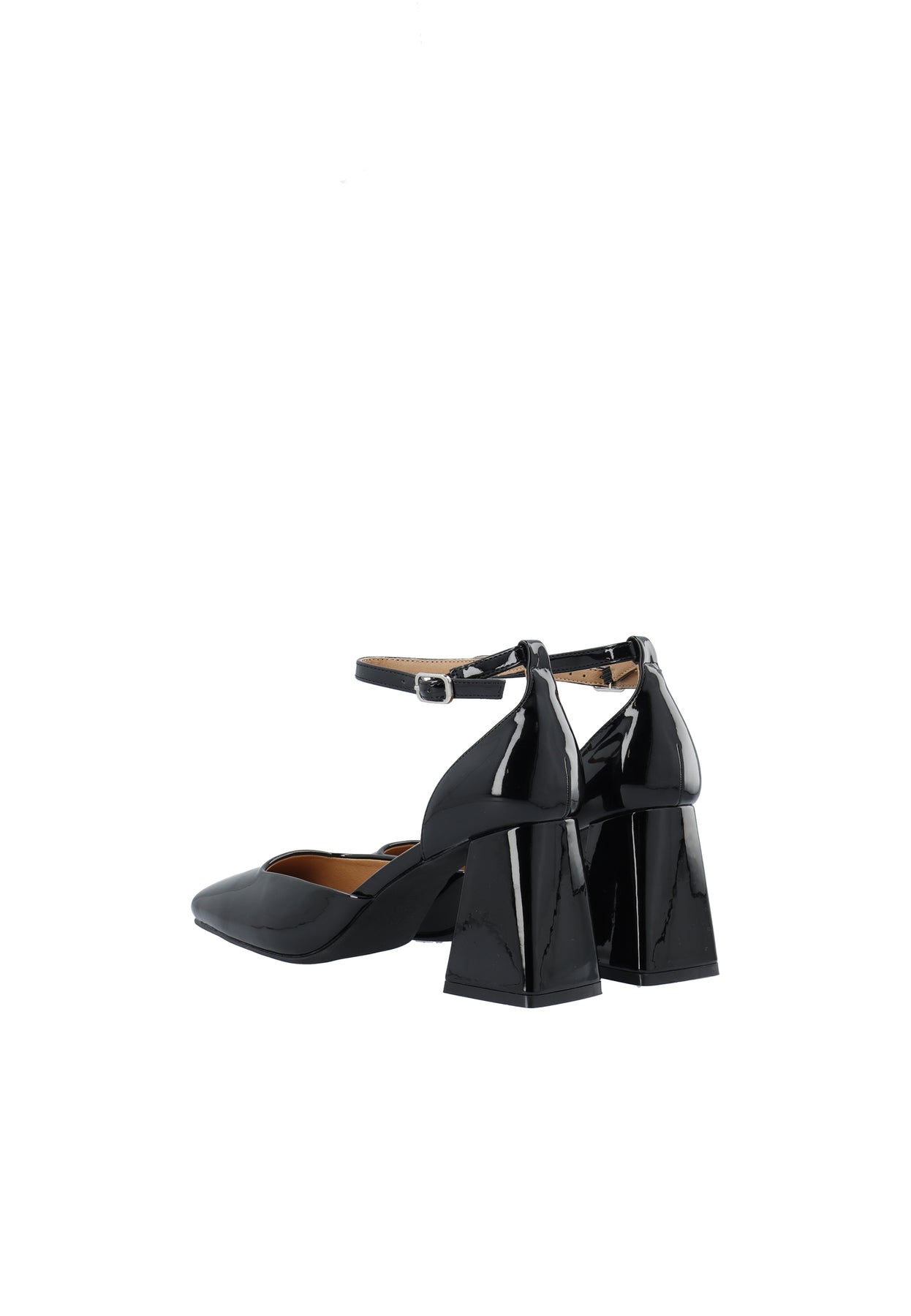 Biajoyce D'Orsay Pump Faux Leather - Black Patent