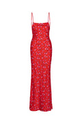 Printed Maxi Dress - Wildeve Cluster + High
Risk Red Comb