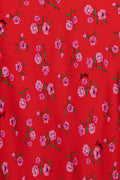 Printed Maxi Dress - Wildeve Cluster + High
Risk Red Comb