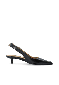 Biaida Slingback Faux Leather - Black
