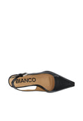Biaida Slingback Faux Leather - Black