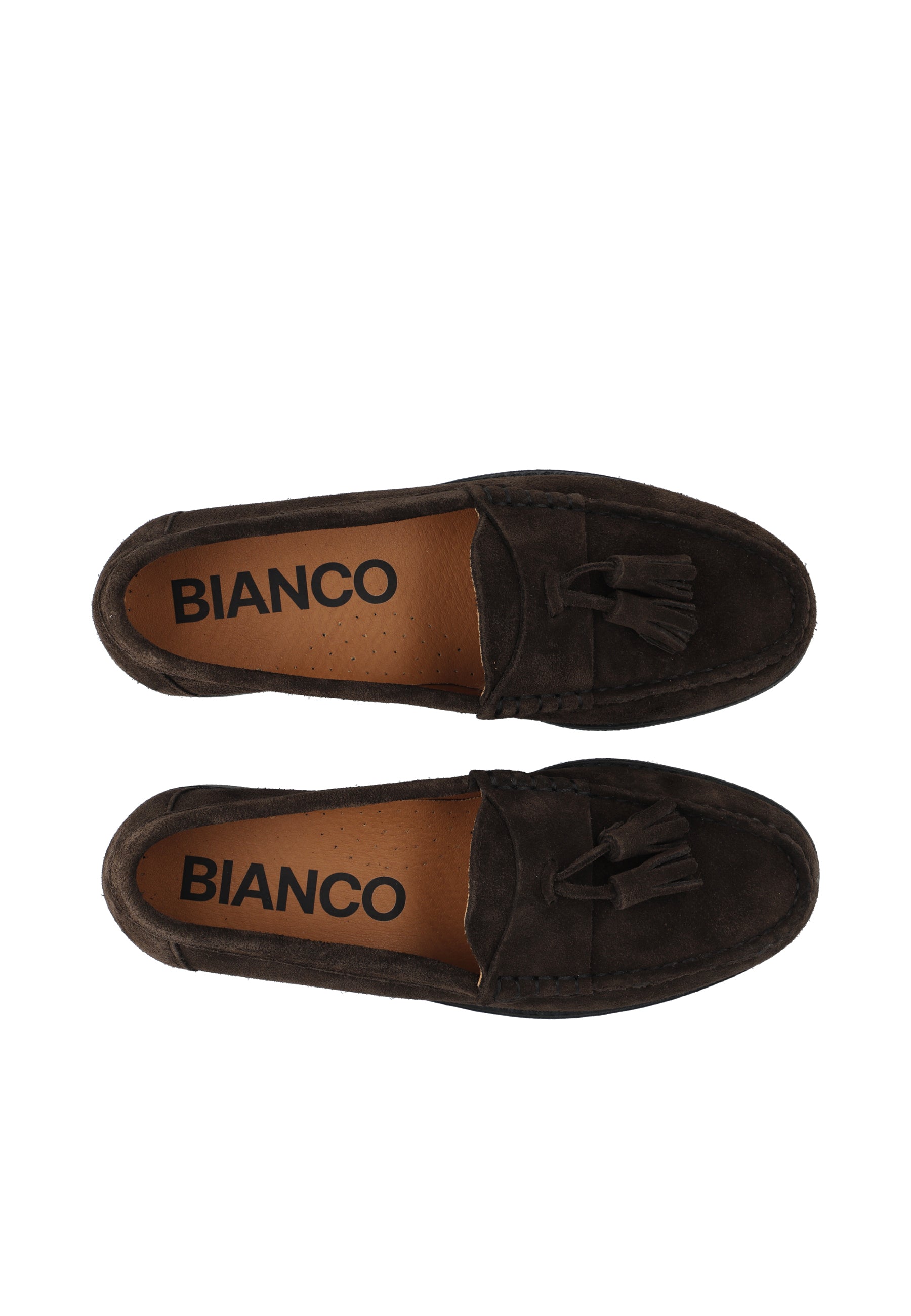 Biapop Tassle Loafer Suede - Brown