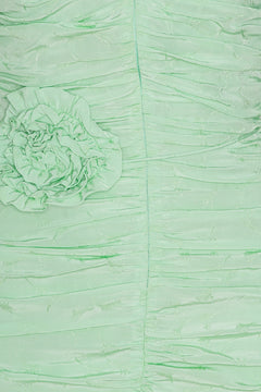 Mini Rose Belt Dress - Fennel Flower / Grayed Jade