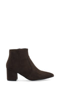 Biadevived Ankle Boot Faux Suede - Dark Brown