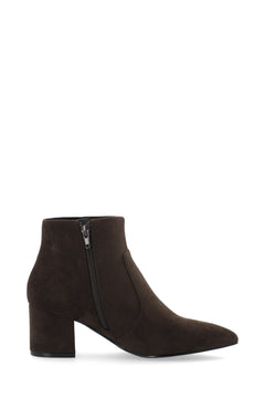 Biadevived Ankle Boot Faux Suede - Dark Brown