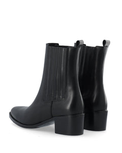 Biacarol Chelsea Boot Smooth Leather - Black