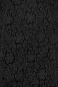 Lace Mini Ls Dress - Black