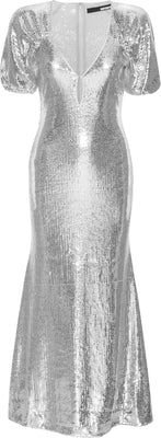 Sequin Midiklänning - Silver