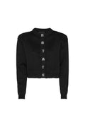 Firm Knit Cardigan - Black