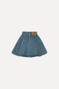 Denim Mini Skirt - Vintage Blue Denim
