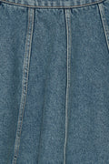 Denim Mini Skirt - Vintage Blue Denim