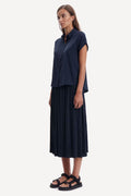 Majan Ss Shirt - Dark Sapphire