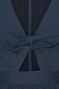 Puff Sleeve Bubble Top - Navy Blazer