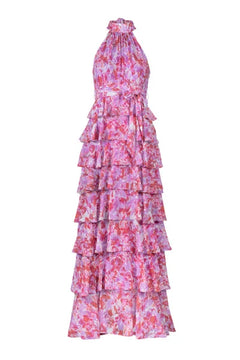 Angel Maxi Dress (Halterneck) - Lilac Dreams