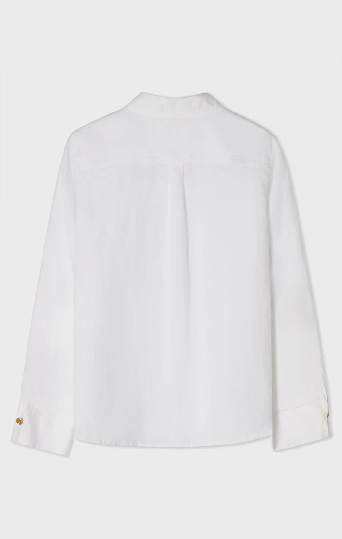 Nenne Linen Blouse - White