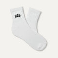 Quinlin Logo Quarter - White / Black