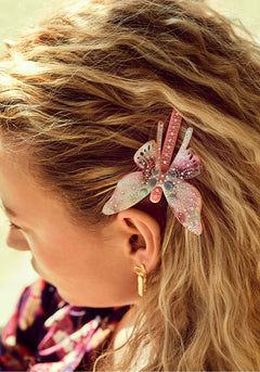 Vanessa Hair Clip - Orchid