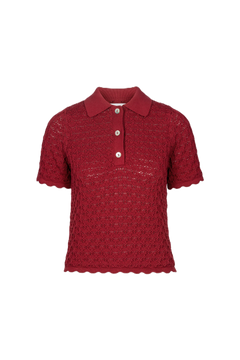 Gwen Knit Tee - Berry
