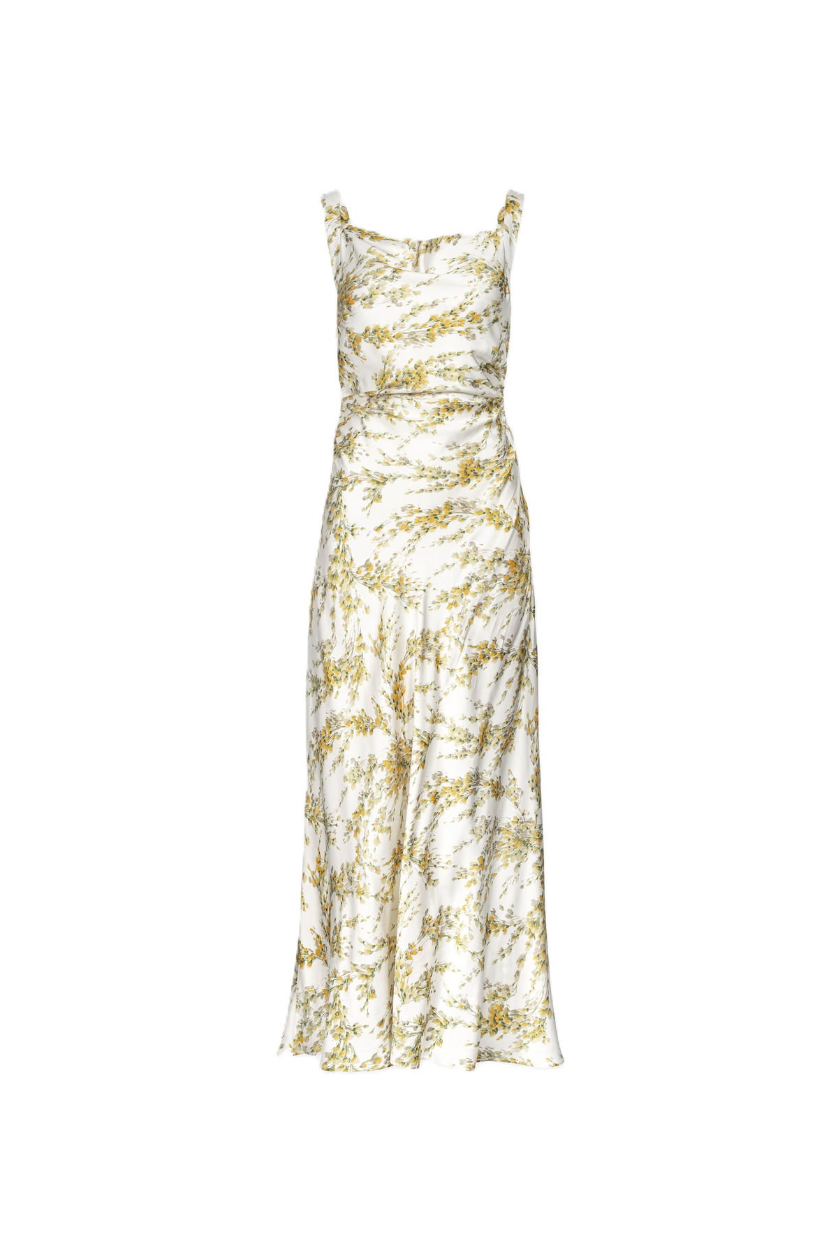 Anna Dress - Yellow Mimosa Print