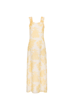 Zaha Dress - Yellow Floral Print